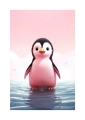 Plakat Pingwinek III passe-partout