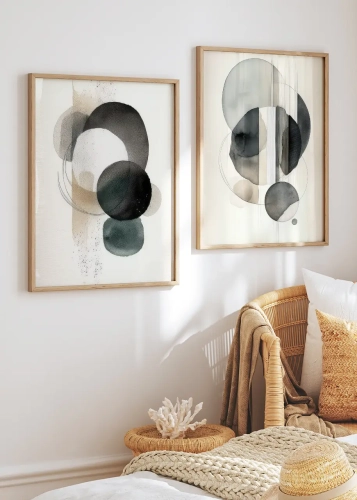 Dyptyk Plamy i kontury V