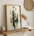 Plakat Zielony mechanizm w ramie