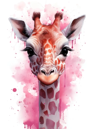 Plakat Urocza żyrafa III