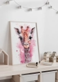 Plakat do pokoju dziecka Urocza żyrafa III