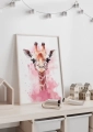 Plakat do pokoju dziecka Urocza żyrafa II