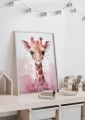 Plakat do pokoju dziecka Urocza żyrafa I