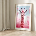 Plakat do salonu Żyrafa I