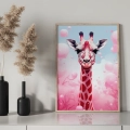Plakat na komodzie Żyrafa I