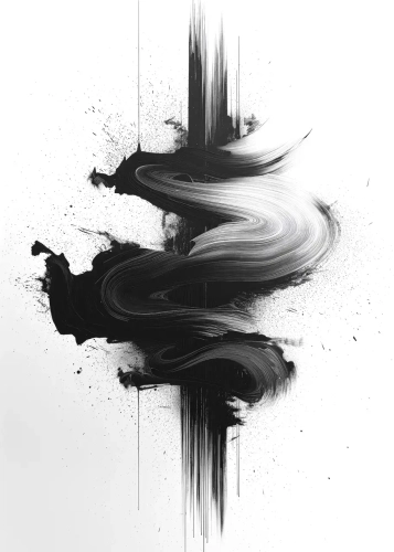 Plakat Abstrakcyjny impuls IV