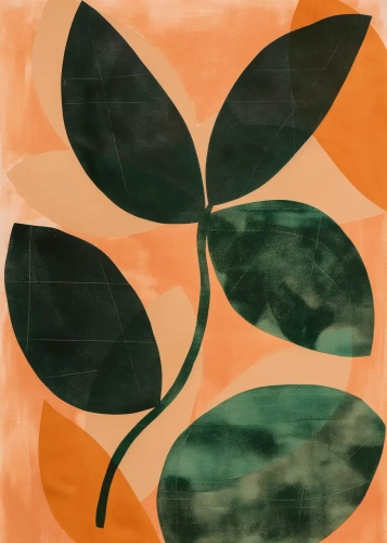 Plakat Taniec liści II