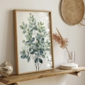 Plakat do kuchni Zielone liście II