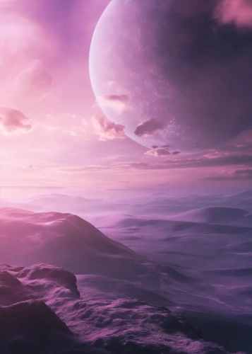 Plakat Fioletowa kraina