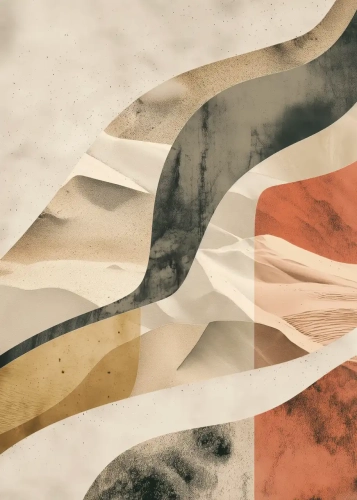 Plakat Pustynna abstrakcja