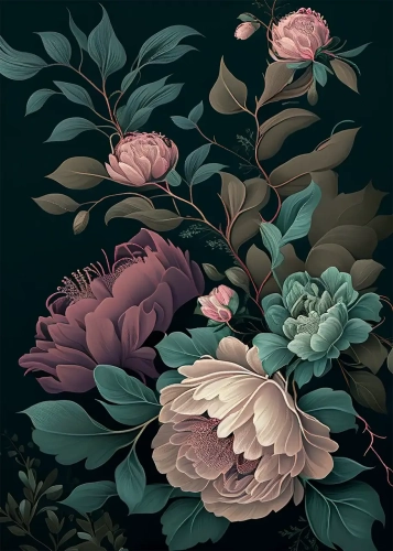 Plakat Kwiatowa harmonia