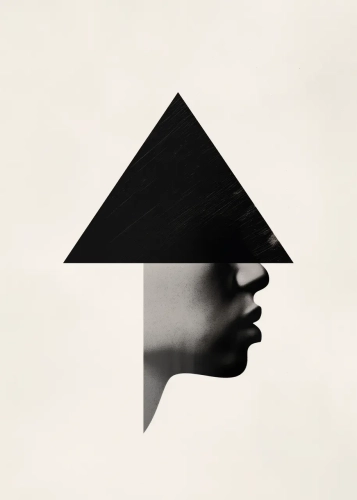 Plakat Abstrakcyjny profil I