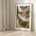 Plakat w ramie Gładkie cięcia II