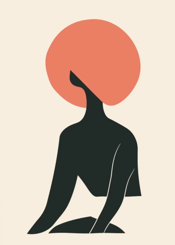 Plakat Pogrążona w myślach III