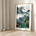 Plakat w ramie Świątynia na szmaragdowym szlaku IV