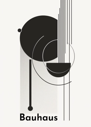 Plakat Bauhaus – prostota złożoności