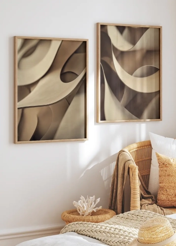 Dyptyk Gładkie cięcia I