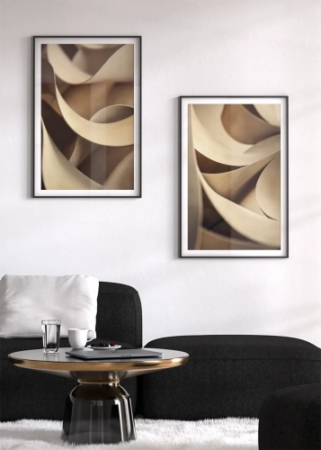 Dyptyk Gładkie cięcia II