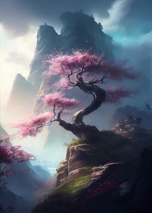 Plakat Różowe przebudzenie