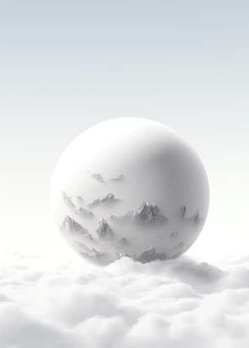 Plakat Majestatyczne szczyty