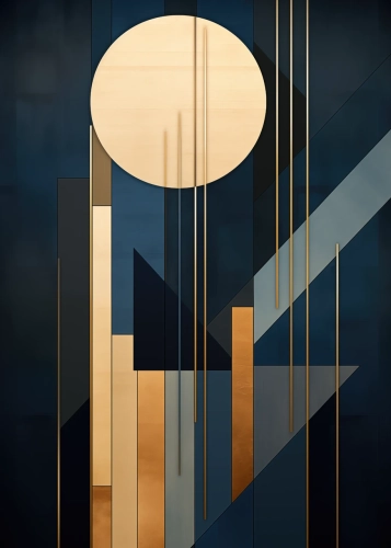 Plakat Granat art déco I