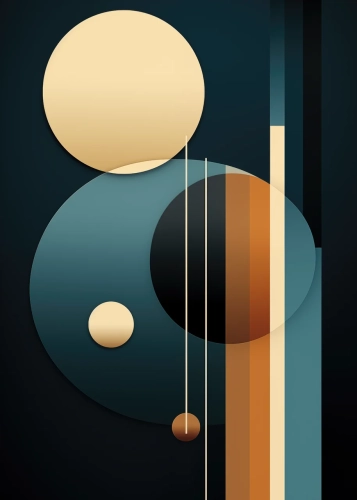 Plakat Granat art déco III