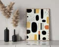 Plakat na komodzie Płynne kształty V