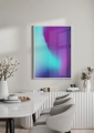 Plakat Gradient – zorza polarna do jadalni