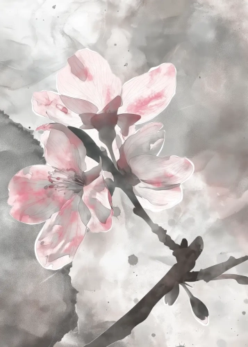 Plakat Akwarelowy rozkwit I