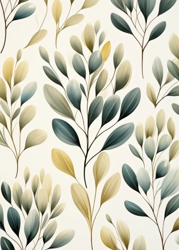 Plakat Wzory zieleni I