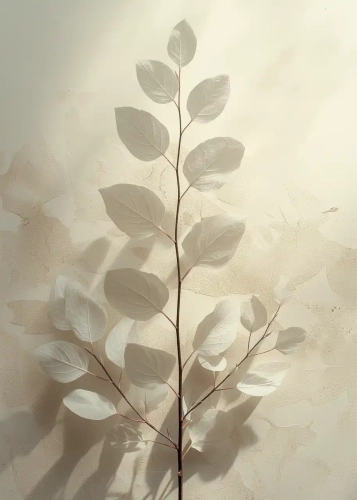 Plakat Liście i cień