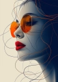 Plakat Tajemnicza piękność