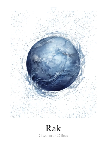 Plakat Znak zodiaku – Żywioł Raka