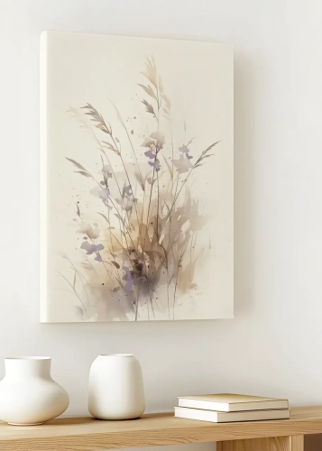 Obraz na płótnie Plamy na łące do sypialni