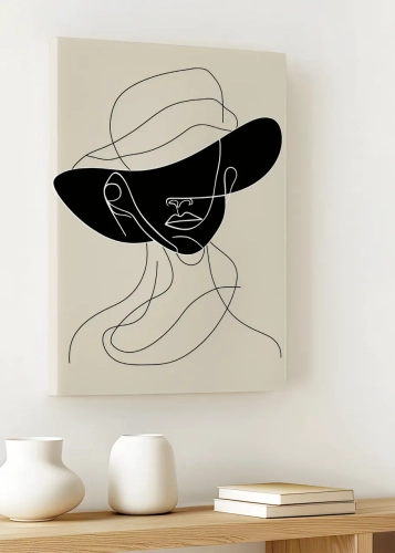 Obraz na płótnie Tajemnicza elegancja I do sypialni