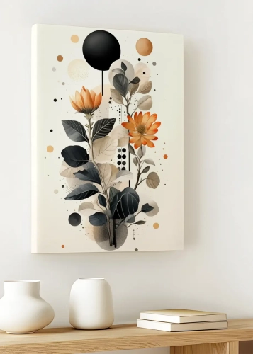 Obraz na płótnie Roślinne wariacje I do sypialni