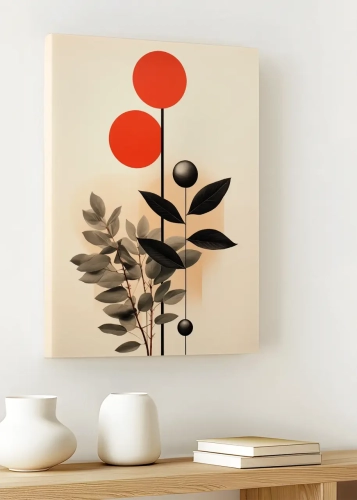 Obraz na płótnie Roślinne wariacje VII do sypialni