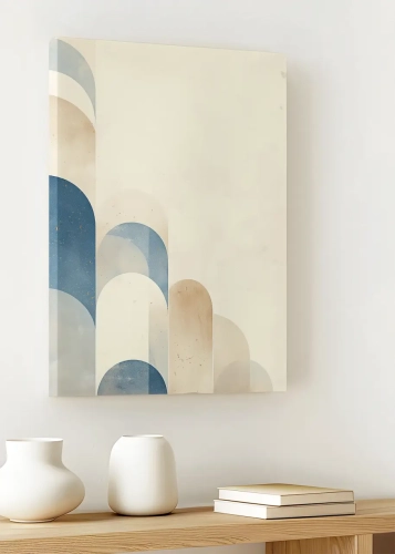 Obraz na płótnie Abstrakcyjne kaskady do sypialni