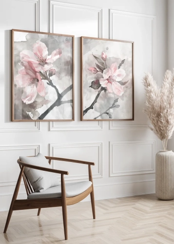 Dyptyk Akwarelowy rozkwit II