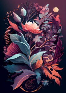 Plakat Kwiatowa symfonia