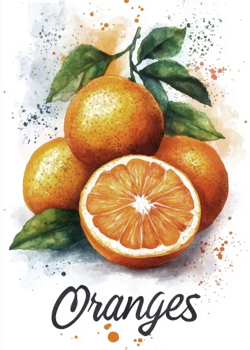 Plakat Oranges II