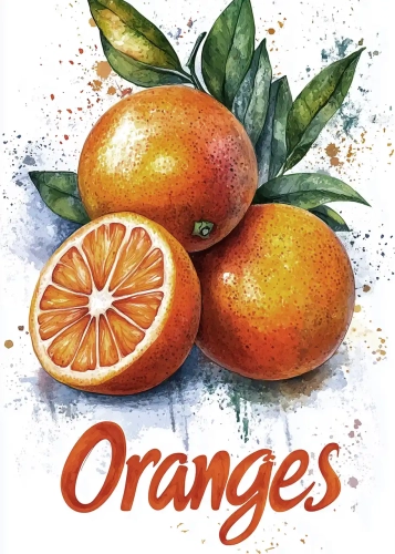 Plakat Oranges III