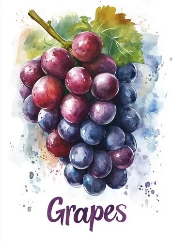 Plakat Grapes I