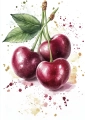 Plakat Cherries I bez napisu