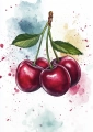 Plakat Cherries II bez napisu