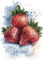 Plakat Strawberries bez napisu
