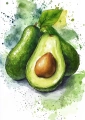 Plakat Avocados II bez napisu