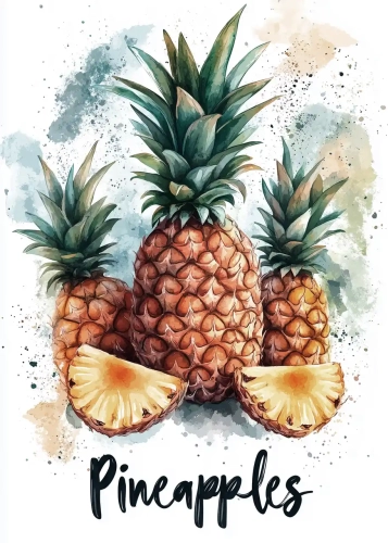 Plakat Pineapples II