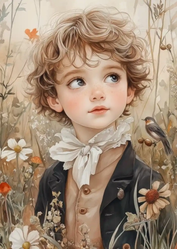 Plakat Baśniowy chłopiec II