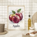 Plakat Apples w kuchni